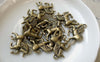 Accessories - 20 Pcs Of Antique Bronze Unicorn Charms Pendants 17x24mm A6305