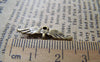 Accessories - 20 Pcs Of Antique Bronze Wing Charms Connectors 8x24mm A2527