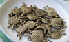 Accessories - 20 Pcs Of Antique Bronze Yarn Ball With Knitting Needles Charms 11x25mm A1449