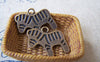 Accessories - 20 Pcs Of Antique Bronze Zebra Horse Charms 17x20mm A3833