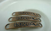Accessories - 20 Pcs Of Antique Copper Curved Bracelet Connector Charms 6x38mm A5857