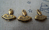 Accessories - 20 Pcs Of Antique Gold Ballet Dress Charms 15x16mm A2354
