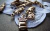 Accessories - 20 Pcs Of Antique Gold Bead Queen Charms 9x16mm A3410