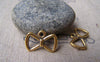 Accessories - 20 Pcs Of Antique Gold Bow Tie Knot Charms 12x19mm A795