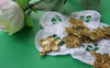 Accessories - 20 Pcs Of Antique Gold Flower Charms 18x21mm A674