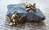 Accessories - 20 Pcs Of Antique Gold Lovely Angel Charms 11x20mm A1542