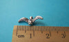 Accessories - 20 Pcs Of Antique Silver 3D Bird Spacer Beads Charms 10x17mm A838