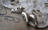 Accessories - 20 Pcs Of Antique Silver 3D Bird Spacer Beads Charms 7x15mm A823