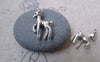 Accessories - 20 Pcs Of Antique Silver 3D Deer Charms 13x20mm A7566
