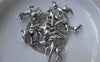 Accessories - 20 Pcs Of Antique Silver 3D Deer Charms 13x20mm A7566