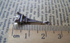 Accessories - 20 Pcs Of Antique Silver 3D Eiffel Tower Charms Pendants 8x23mm A1650