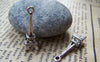 Accessories - 20 Pcs Of Antique Silver 3D Eiffel Tower Charms Pendants 8x23mm A1650