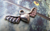 Accessories - 20 Pcs Of Antique Silver 3D Heart Wing Charms 10x28mm A898