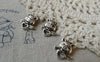 Accessories - 20 Pcs Of Antique Silver 3D Pig Heart Charms 13x13mm A6459