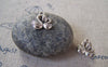 Accessories - 20 Pcs Of Antique Silver 3D Two Love Swans Heart Charms Pendant 12x13mm A5386