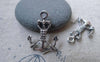 Accessories - 20 Pcs Of Antique Silver Anchor Charms Pendant 18x24mm A7685