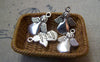Accessories - 20 Pcs Of Antique Silver Angel Charms 13x15mm A3110