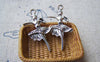 Accessories - 20 Pcs Of Antique Silver Ballet Girl Dancer Pendant Charms 25mm A1550