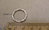 Accessories - 20 Pcs Of Antique Silver Bamboo Ring Charms 22mm A7502