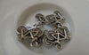 Accessories - 20 Pcs Of Antique Silver Bicycle Bike Charms 14x15mm A7449