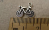Accessories - 20 Pcs Of Antique Silver Bicycle Bike Charms  14x15mm A7449
