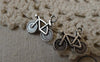 Accessories - 20 Pcs Of Antique Silver Bicycle Bike Charms 14x15mm A7449