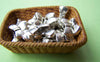 Accessories - 20 Pcs Of Antique Silver Bowtie Knot Spacer Beads 5.5x10mm A797