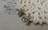Accessories - 20 Pcs Of Antique Silver Buddha Charms 9x12mm Double Sided A6303
