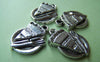 Accessories - 20 Pcs Of Antique Silver Cake Charms 15x20mm A2843