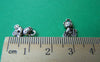 Accessories - 20 Pcs Of Antique Silver Cat Riding Bicycle Charms 7x12mm A1137