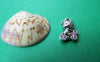 Accessories - 20 Pcs Of Antique Silver Cat Riding Bicycle Charms 7x12mm A1137