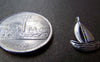 Accessories - 20 Pcs Of Antique Silver Catamaran Sailing Boat Charms 12x19mm A944