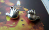 Accessories - 20 Pcs Of Antique Silver Child Hand Charms 10x13mm A896
