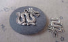 Accessories - 20 Pcs Of Antique Silver Chinese Dragon Charms 19x24mm A7355