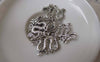 Accessories - 20 Pcs Of Antique Silver Chinese Dragon Charms 19x24mm A7355