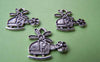 Accessories - 20 Pcs Of Antique Silver Chopper Helicopter Charms 17mm A3137