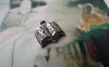 Accessories - 20 Pcs Of Antique Silver Classic Book Charms 8x12mm A6822