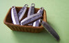 Accessories - 20 Pcs Of Antique Silver Comb Charms 6.5x25.5mm A4077