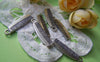 Accessories - 20 Pcs Of Antique Silver Comb Charms 6.5x25.5mm A4077