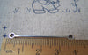 Accessories - 20 Pcs Of Antique Silver Connecting Bar Link Rod Connector 4.5x40mm A2971