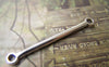 Accessories - 20 Pcs Of Antique Silver Connecting Bar Link Rod Connector 4.5x40mm A2971