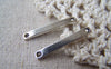 Accessories - 20 Pcs Of Antique Silver Connecting Rod Bar Link Charms 2x26mm A4249