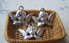 Accessories - 20 Pcs Of Antique Silver Cupid Angel Charms 15x20mm A1533
