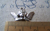 Accessories - 20 Pcs Of Antique Silver Cupid Angel Charms 15x20mm A1533