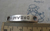 Accessories - 20 Pcs Of Antique Silver Curved Bracelet Connector Charms 8x38mm A6673