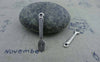Accessories - 20 Pcs Of Antique Silver Dinner Fork Charms 4.5x25mm A857