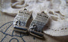 Accessories - 20 Pcs Of Antique Silver Diploma Scroll Charms 10x18mm A1327