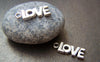 Accessories - 20 Pcs Of Antique Silver English Word Charms 7x17mm A3393
