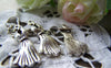 Accessories - 20 Pcs Of Antique Silver Evening Dress Charms 10x25mm A1912