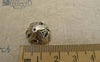 Accessories - 20 Pcs Of Antique Silver Filigree Bead Caps 10x15mm A7423